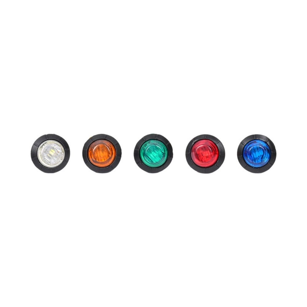 Trucks Clearance Lights Round Turn Signal Lamp Auto Light LED Side Marker Light Tail Brake Lamp