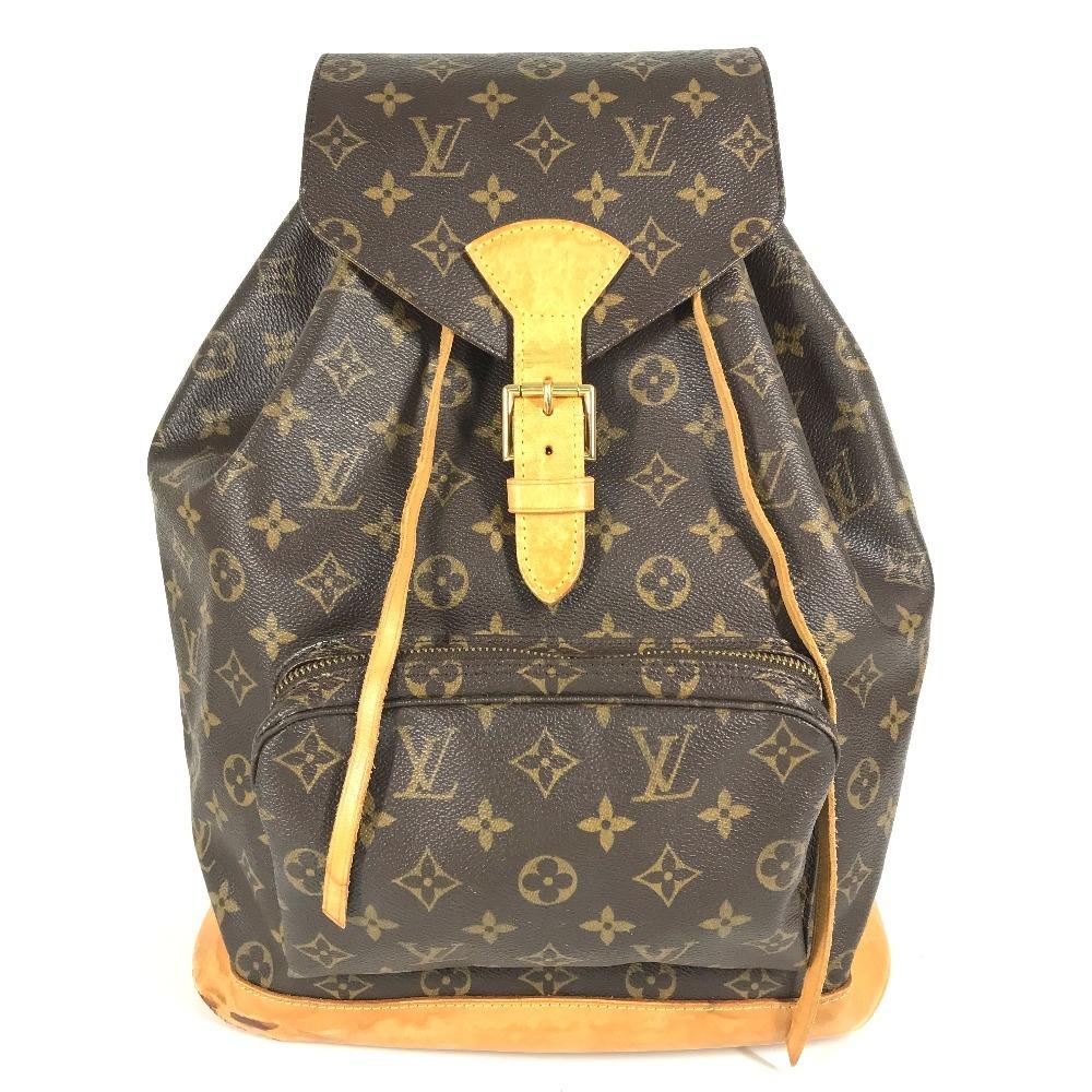 Louis Vuitton M51135 Monogram MontsourisGM Backpack MonogramCanvas Brown