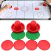 8pcs/set Standard Plastic Air Hockey Pushers And Pucks Replacement For Game Tables Goalies Accessories