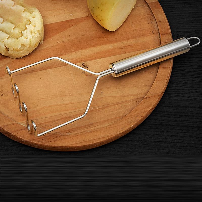 1/2Pcs Stainless Steel Wave Potato Masher - Ideal For Kitchen Vegetable And Fruit Puree - Kitchen Essentials,Durable Kitchenware