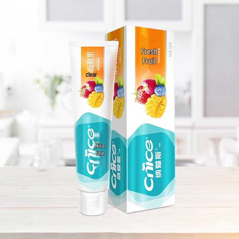 Naice Fresh Fruit Toothpaste 120g (5-Pack)