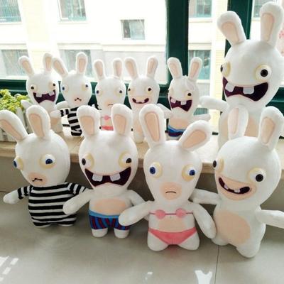 Bucktooth Rabbit Doll Crazy Rabbit Plush Toy Rag Doll