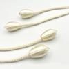 Set of 4 Handwoven Cotton Rope Curtain Holdbacks Stylish Flower Pattern Drapery Tiebacks for Enhancing Window Treatments