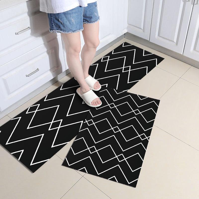 Quick-Dry Minimalist Diatomaceous Earth Floor Mat - Water Absorbent, Stain/Wear Resistant, Easy Clean, Non-Slip for Home and Kitchen