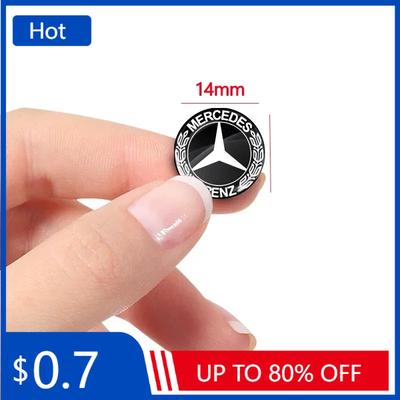 2025 Heißes Autoemblem Abzeichen Aufkleber Auto Steuer Schlüssel Logo Dekoration Für Mercedes Benz AMG W204 W203 W205 W206 W108 W211 W212 W220
