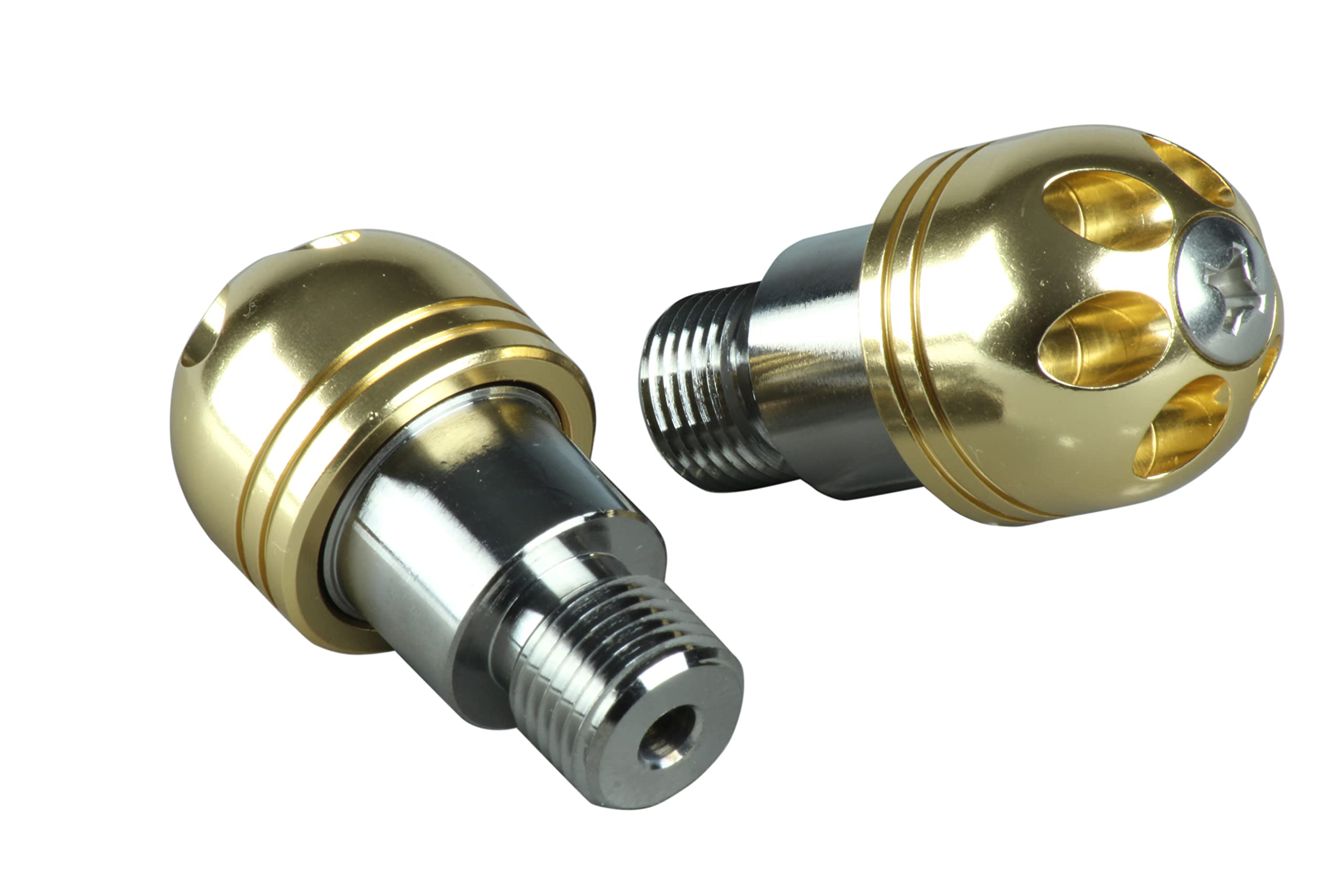 POSH FAITH Motorcycle Supplies Handle Bar End Big Bar End золотой