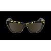 Lunettes de Soleil - VICTORIA BECKHAM - VB668S - 012 BLACK YELLOW HAVANA - Protection 3 - Femme
