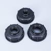 Practical IBC Tank Adapter Easy Installation PP Plastic IBC Water Tank Connector IBC Tank Valve Adapter Safe, Black, 1/2mm