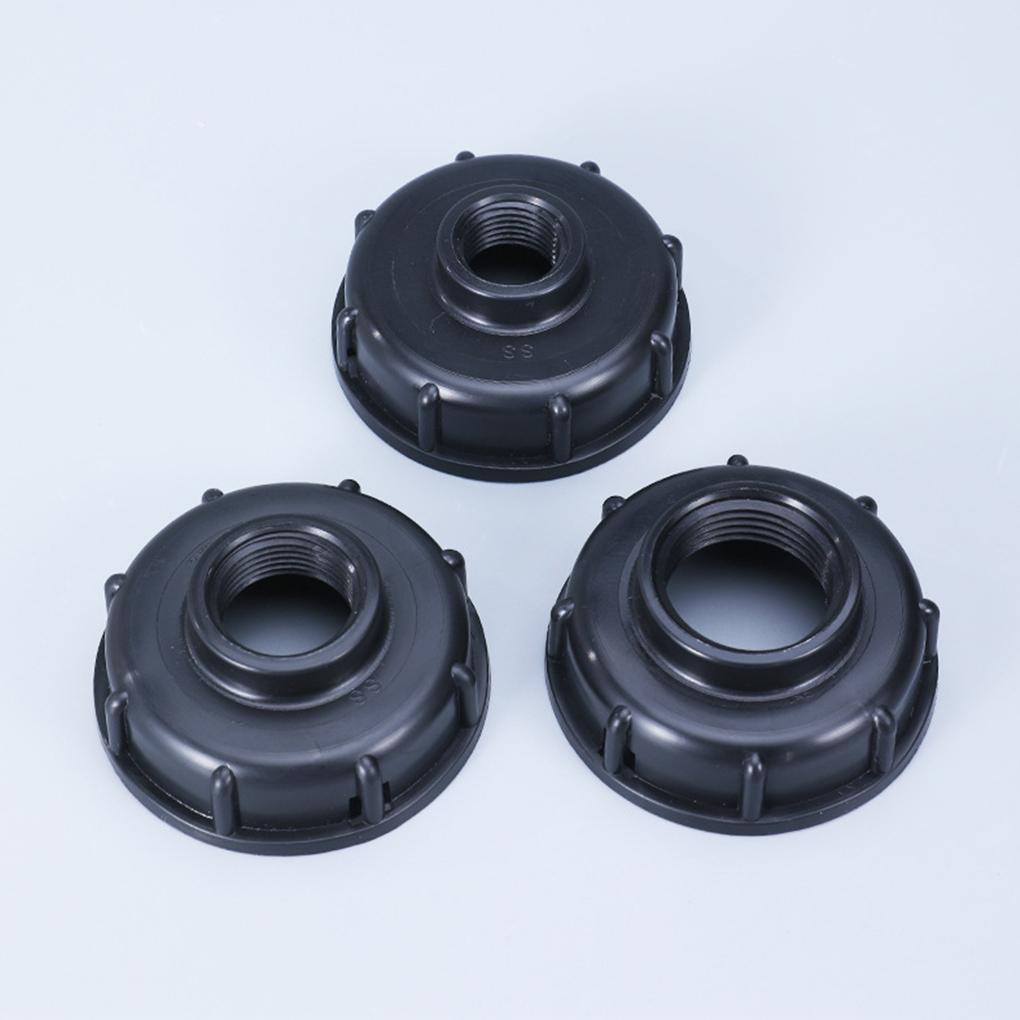 Praktický adaptér pro IBC nádrž Snadná instalace PP plastový konektor pro IBC nádrž na vodu Adaptér ventilu pro IBC nádrž Bezpečný, Černý, 1/2mm