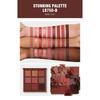 9 Color Nude Eyeshadow Palette Matte Shimmer Glitter Warm Brown Red Pigmented Long Lasting Waterproof Eye Makeup Palette for Women Girls Daily Party
