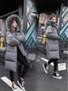 Women's Mid-Length Puffer Jacket with Large Fur Collar, 2025 Korean Style, Thickened Cotton Winter Coat, In Stock.