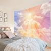 Tapestry Sunlight Through White Cloud Pink