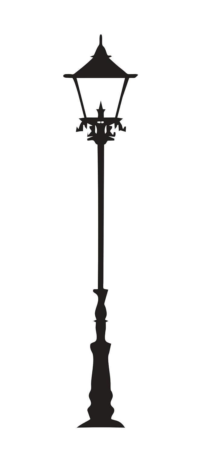 @ Lamp Post Wall Sticker Self Adhesive Vinyl Multicolour
