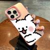 Милый щенок гальваническое серебро чехол для телефона для iPhone 11 12 13 14 15 16 Pro Max X XS XR 7 8 Plus мультяшный парный жесткий чехол