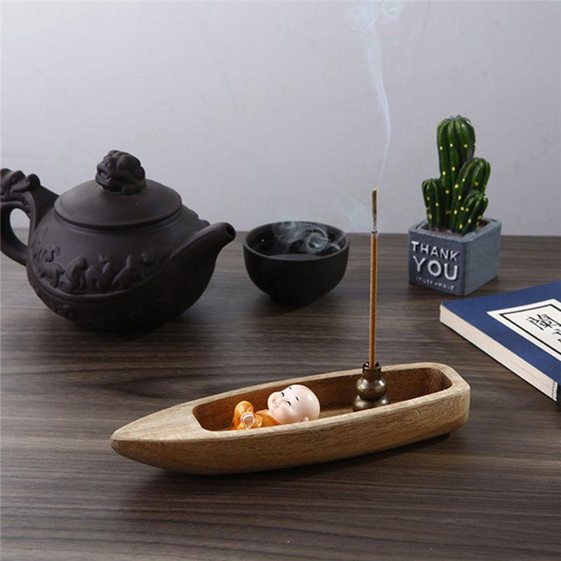 CYCLI-Incense Burner Household Indoor Set Line Incense Gourd Incense Insert Boat Yoga Lover Gift
