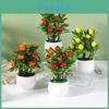 Artificial Plant Decoration With Plastic Craft For Home Office Decor