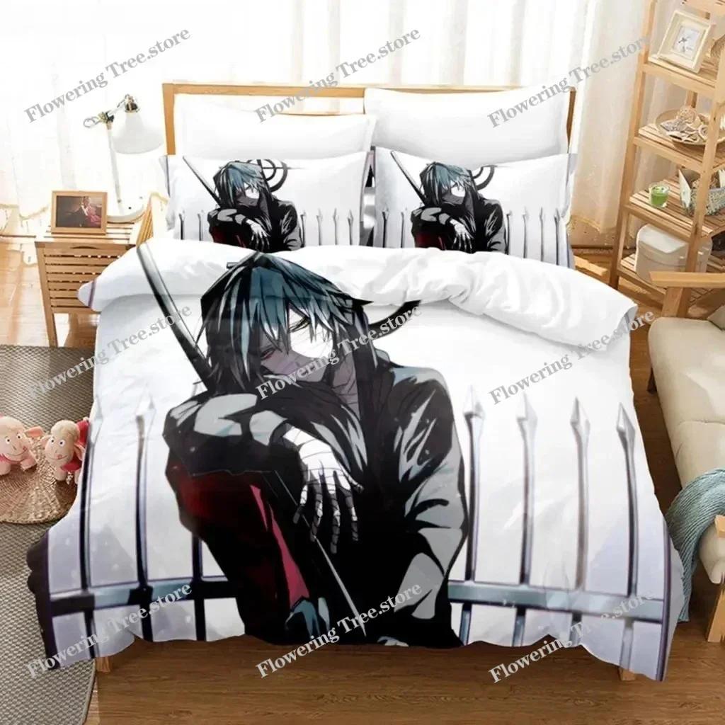 Anime Angels of Death Bedding Set Boys Girls Twin Queen Size Duvet Cover Pillowcase Bed Kids Adult Fashion Home Textileextile029