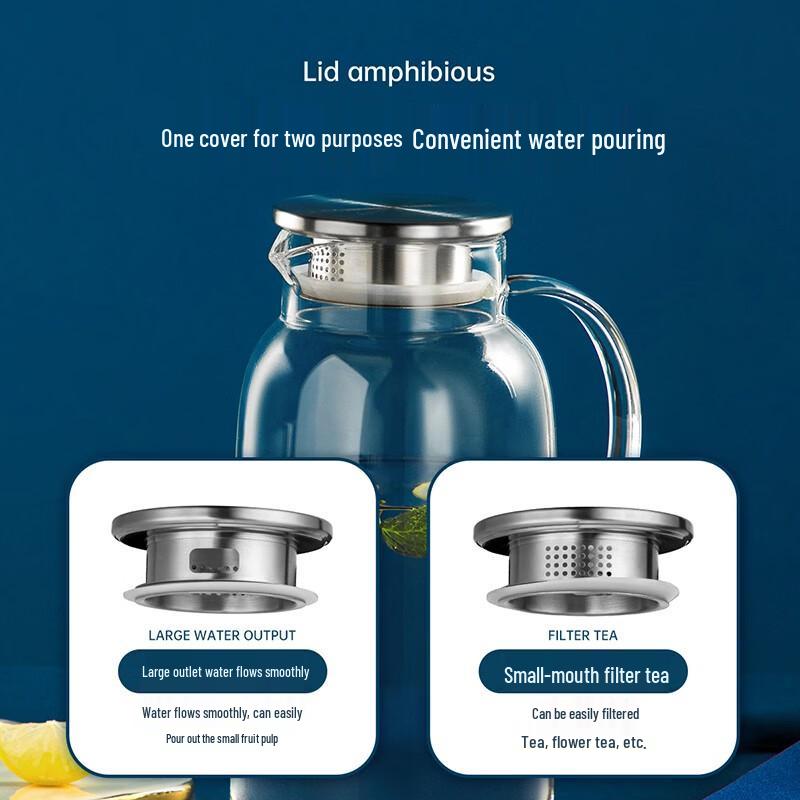 Chui Da Huang Borosilicate Glass Water Pitcher