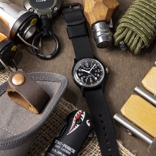 Kelton Jungle Camper Watch 9123222J Men's Black