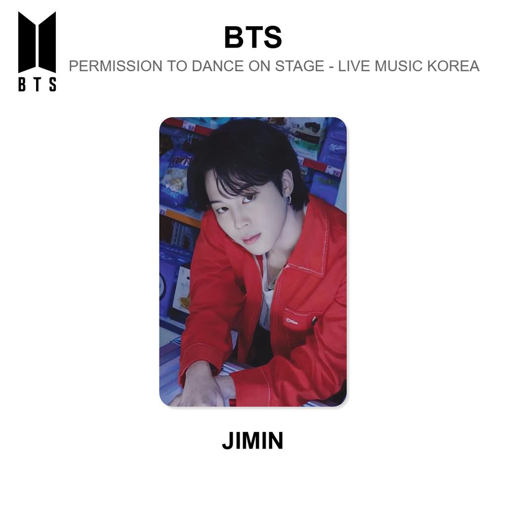 BTS אישור ריקוד על הבמה - קוריאה מוזיקה חיה קארד תמונה רשמי