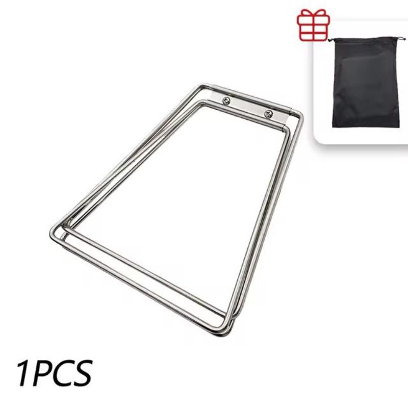 

Стойка для хранения из нержавеющей стали, уличный изолированный кронштейн для ящиков, складная стойка для контейнеров для пикника и кемпинга