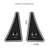 RAT2 2pcs Car Badge Scratch Guard Anti-collision Door Corner Cover For Mercedes Benz AMG E260 E200 E300 W205 W212 A180 A200 W205 E63