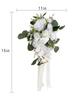 1Pc Bridal Bouquets for Bride Cascading Wedding Bouquets Artificial Flowers Bridal Bouquet for Bride for Wedding Ceremony and Anniversary