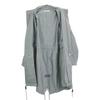 SEVEN BY SEVEN Gray 800-5110012 Nylon Silk Fishtail Coat/M-65 coat M GrayUsed