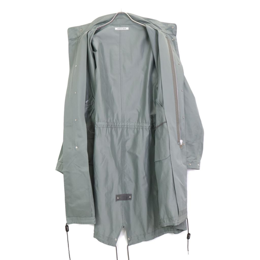 SEVEN BY SEVEN Gray 800-5110012 Nylon Silk Fishtail Coat/M-65 coat M GrayUsed