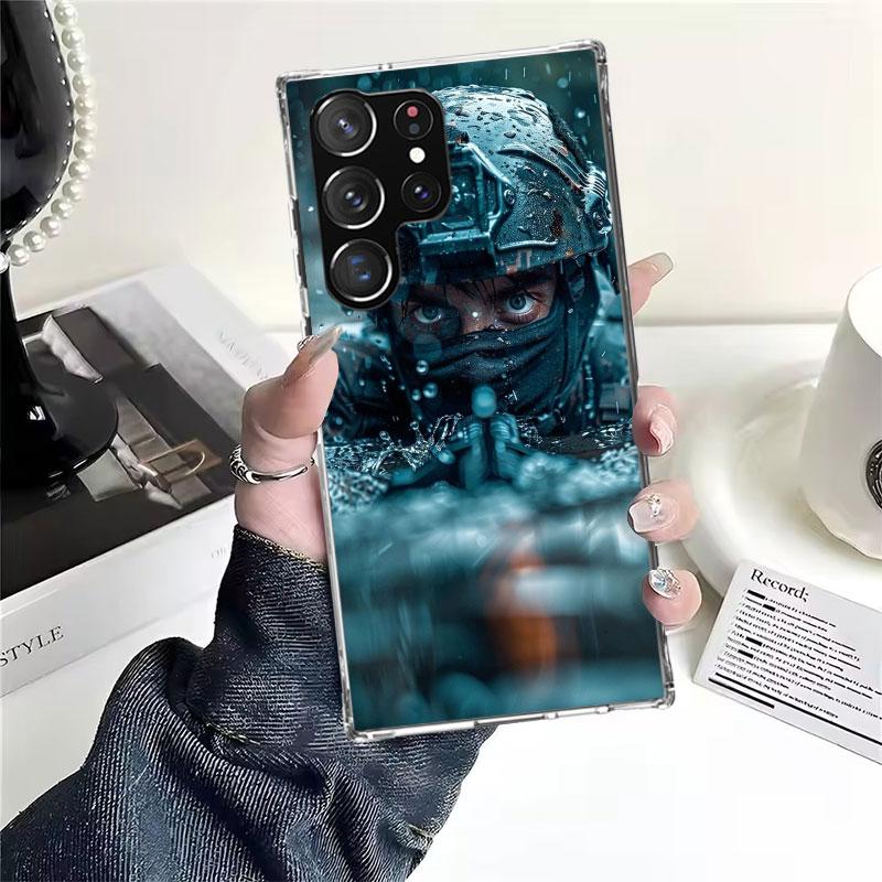 Military Army Special Forces Soft Phone Case For Samsung Galaxy S22 S23 S24 S25 Edge S26 Ultra S20 FE S21 Plus + Fundas Coque Ga