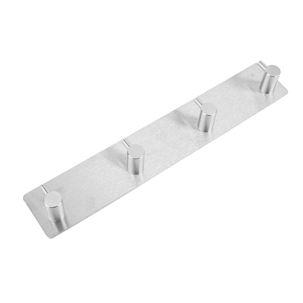 Wall Hook Rack 304 Stainless Steel Adhesive Wall Mounted Coat Hanger Heavy Duty Metal Hook Hat