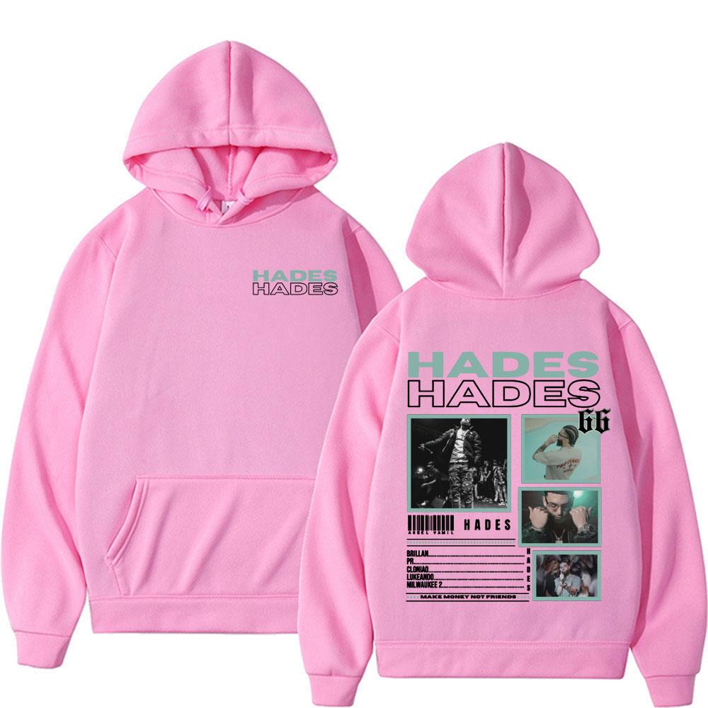 Rapper Hades 66 Make Money Not Friends Album Grafik Hoodie Herren Damen Mode Hip Hop Popmusik Übergroßer Hoodie Y2k Sweatshirt