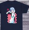 Waifu Girl Rei Ayanami T Shirt Japanese Anime Manga Neon Genenesis Evangelion