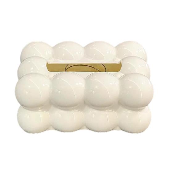 Yousheng Kitchen Tissue Box Napkin Holder Large Capacity Creative Shape Cloud Design Paper Case Organizer Desktop Ornament