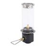  105mm Portable Tent Lantern Gas Candle Lamp, Vintage Gas Lantern with Aluminum Alloy Brass Glass, Ideal for Backpacking Hiking Fishing, Warm Ambiance