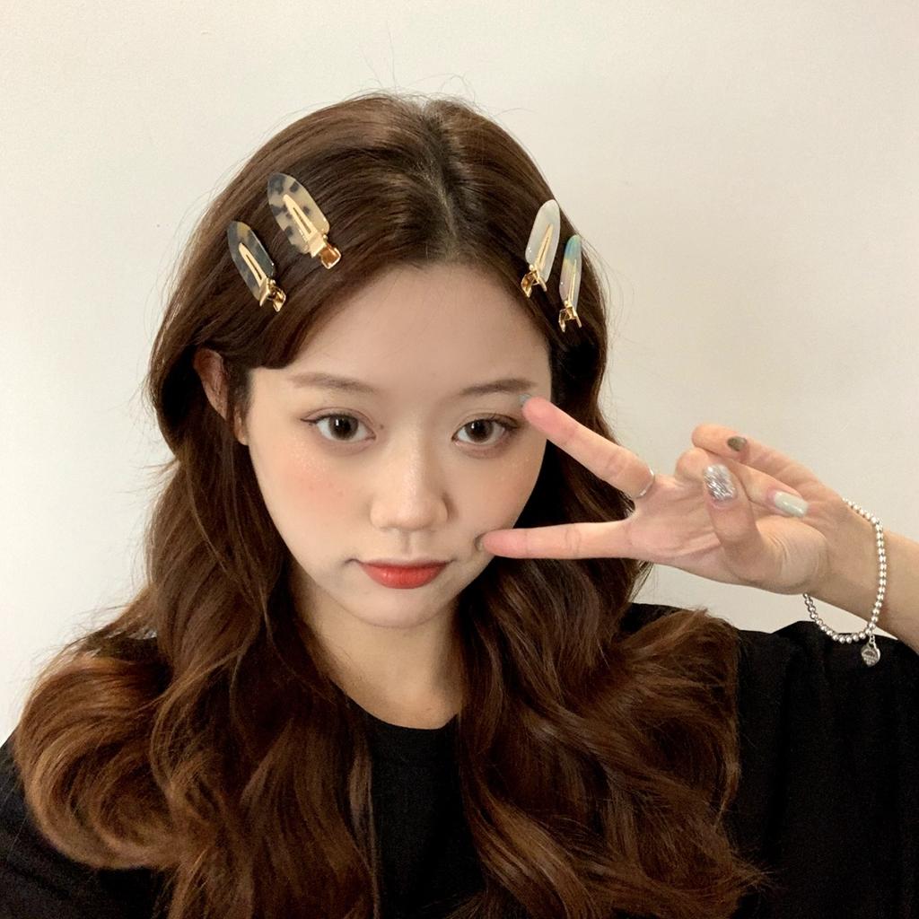 2Pcs/Set No Crease Gradient Hair Clips for Women Girls Hair Styling Makeup No Bend Hairpins Barrettes Fashion Hair Accessories