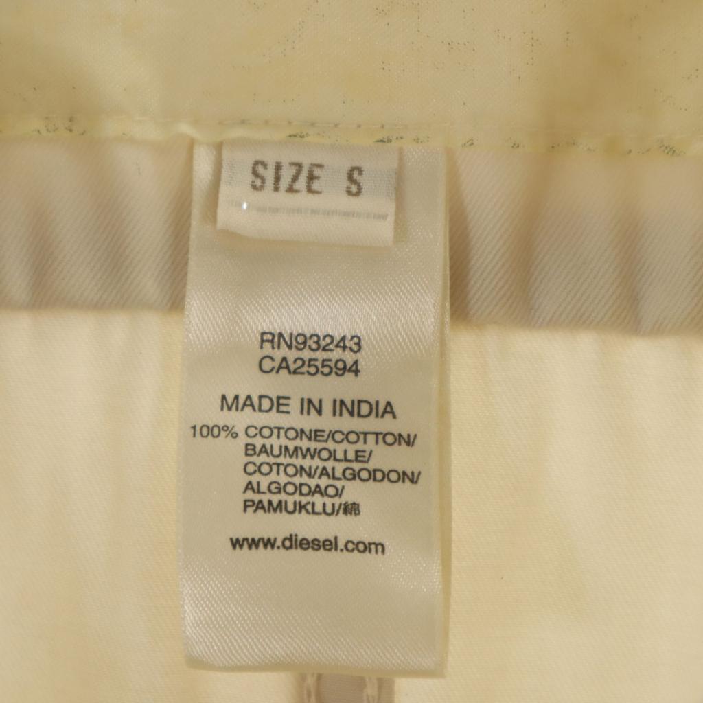 DIESEL Long sleeve coat S off white Women Used