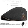 1Piece Men Side Triangle Pattern Beret Duckbill Cap Outdoor Adjustable Leisure Hat Spring Autumn Hunting Travel Tourism