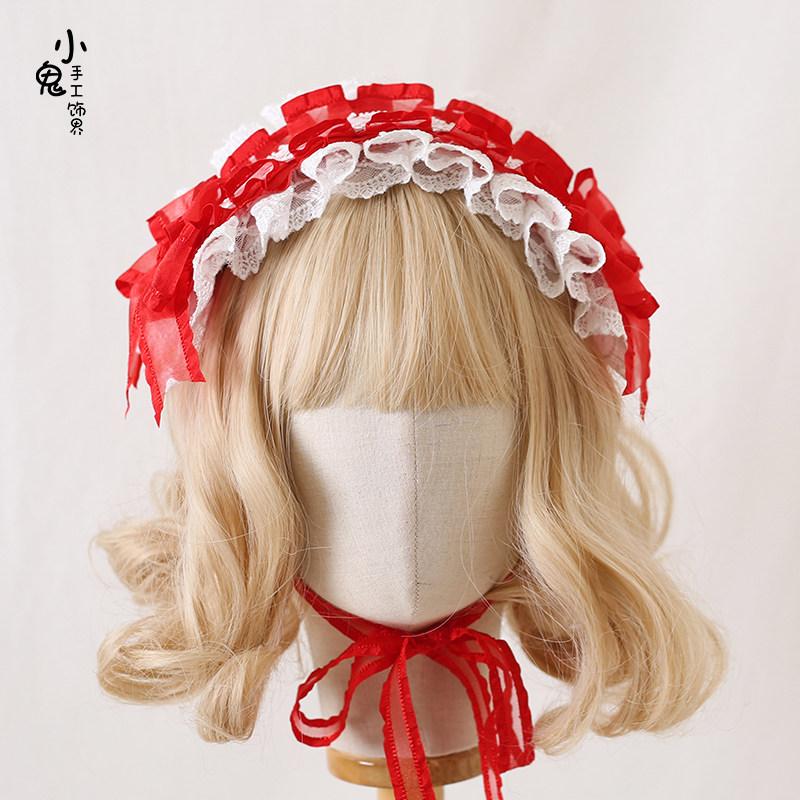 Multi-color Original Mood Limited Lolita Bow Lace Headband Kc Gorgeous Headband Hair Accessories