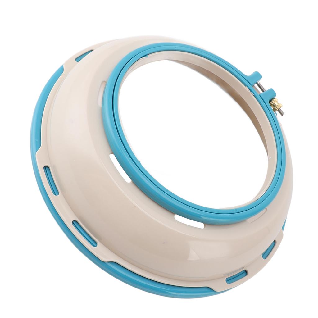 Embroidery Stand Hoop 16.5cm 25cm Double Sided Punch Needle Stand Hoop Frame for Cross Stitch