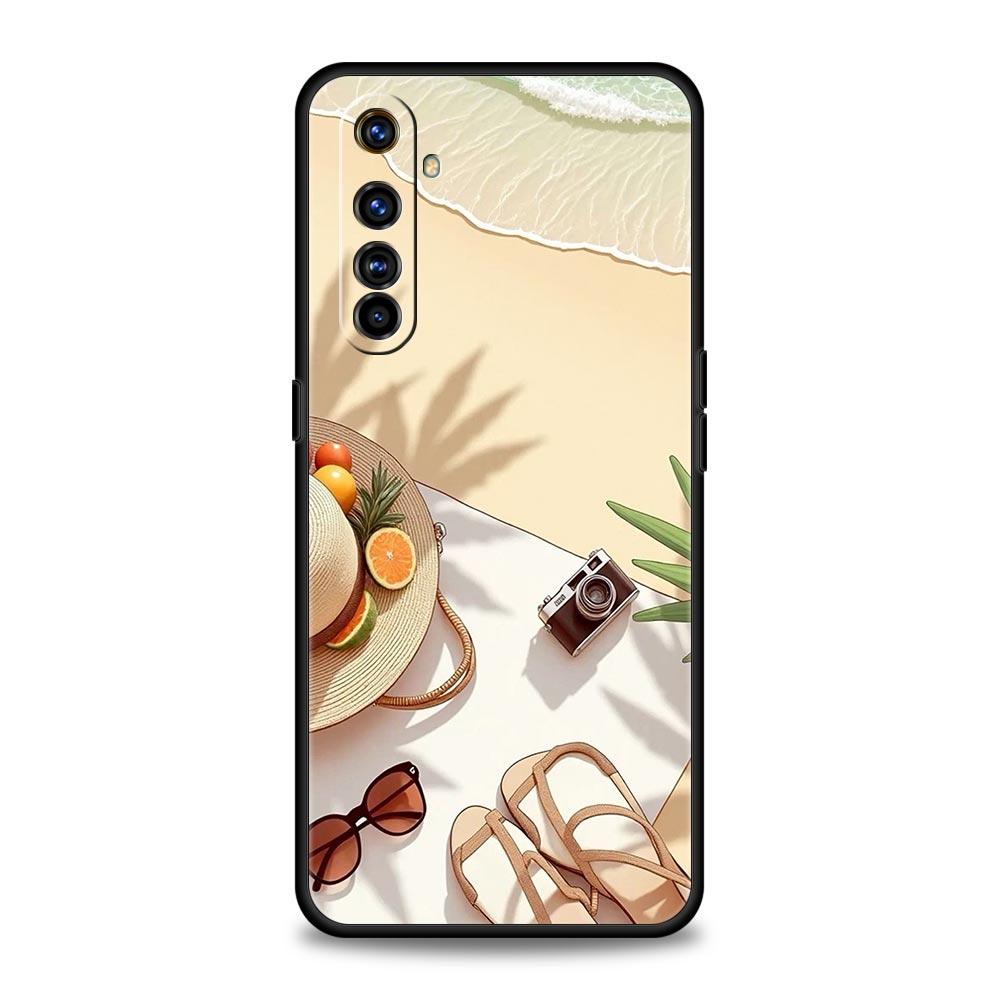Summer Beach Case For Realme C67 C63 C55 C53 C35 C25 C21 GT 2 3 5 6 10 11 12 13 Pro Plus 5G Soft TPU Phone Cover Fundas Capa Bag