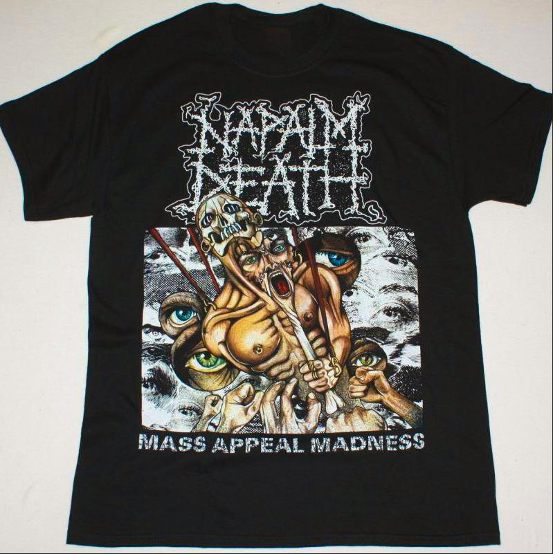 Napalm Death Mass Appeal Madness Tee Unisex T-Shirt Full S to 5XL SB029 Unisex T-Shirt S