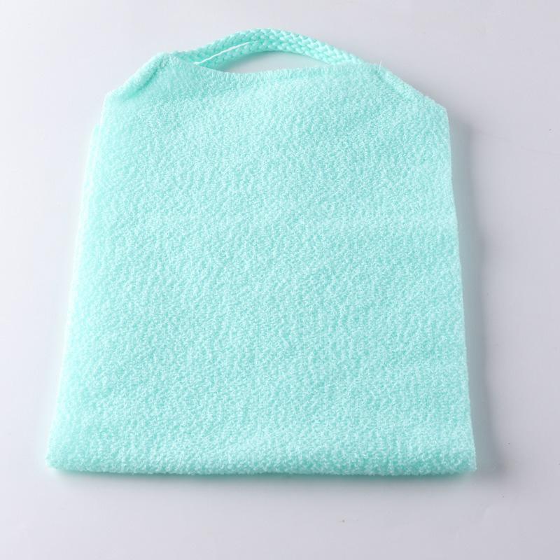 High Elasticity Frosted Long Shower Towel Shower Body Brush Bathing Massage Back Body Exfoliating Bathroom Wash Brush Bath Tools