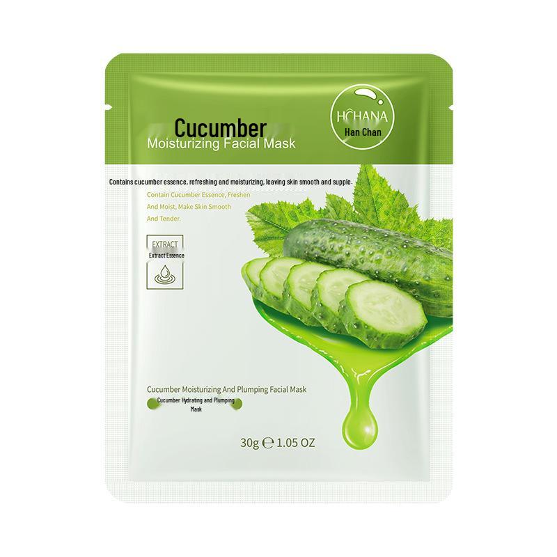 Hanchan Aloe and Hyaluronic Acid Moisturizing Mask - Hydrating Plant Care for Tender Skin