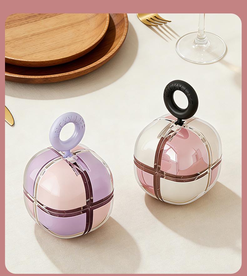 Magnetic Dopamine Pill Box: 7-Day Mini Portable Storage and Dispenser.