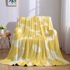 Yellow Blossoms Flannel Blanket Warm Soft Halloween Christmas Couch Warm Cozy Decorative Decor Gift for All Season