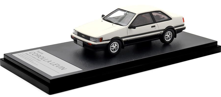 

INTERALLIED Hi Story Scale Toyota Corolla Levin 2dr GT APEX Finished Model HS522WH 1/43 (1983) High-Tech Two-Tone