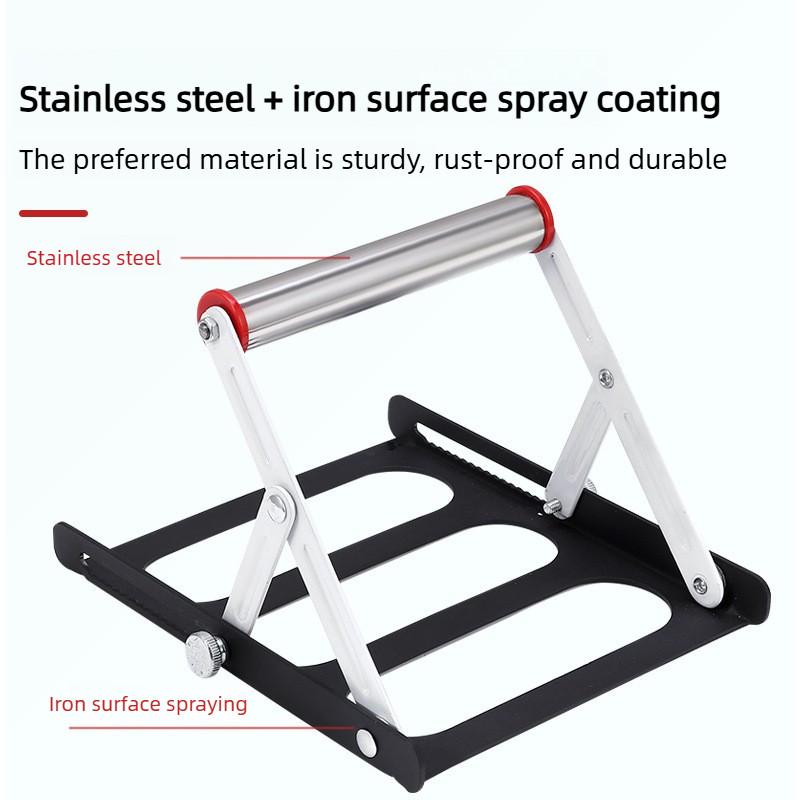 Cutting Machine Material Support Rack Multi Functional Balanced Lifting Bracket Foldable Cutting Tripod Auxiliary Tool