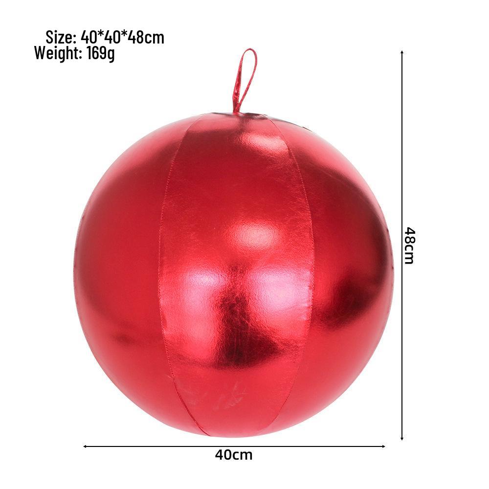 Outdoor Christmas PVC Inflatable Ball & Candy Cane Pendant Decoration