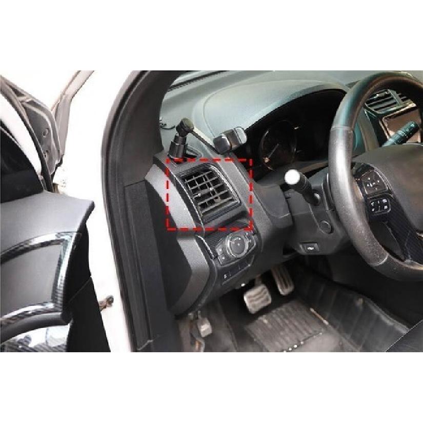 Fit For Ford Explorer 2016-2019 Carbon Fiber Console L&R Air Outlet Vent Trim 2X